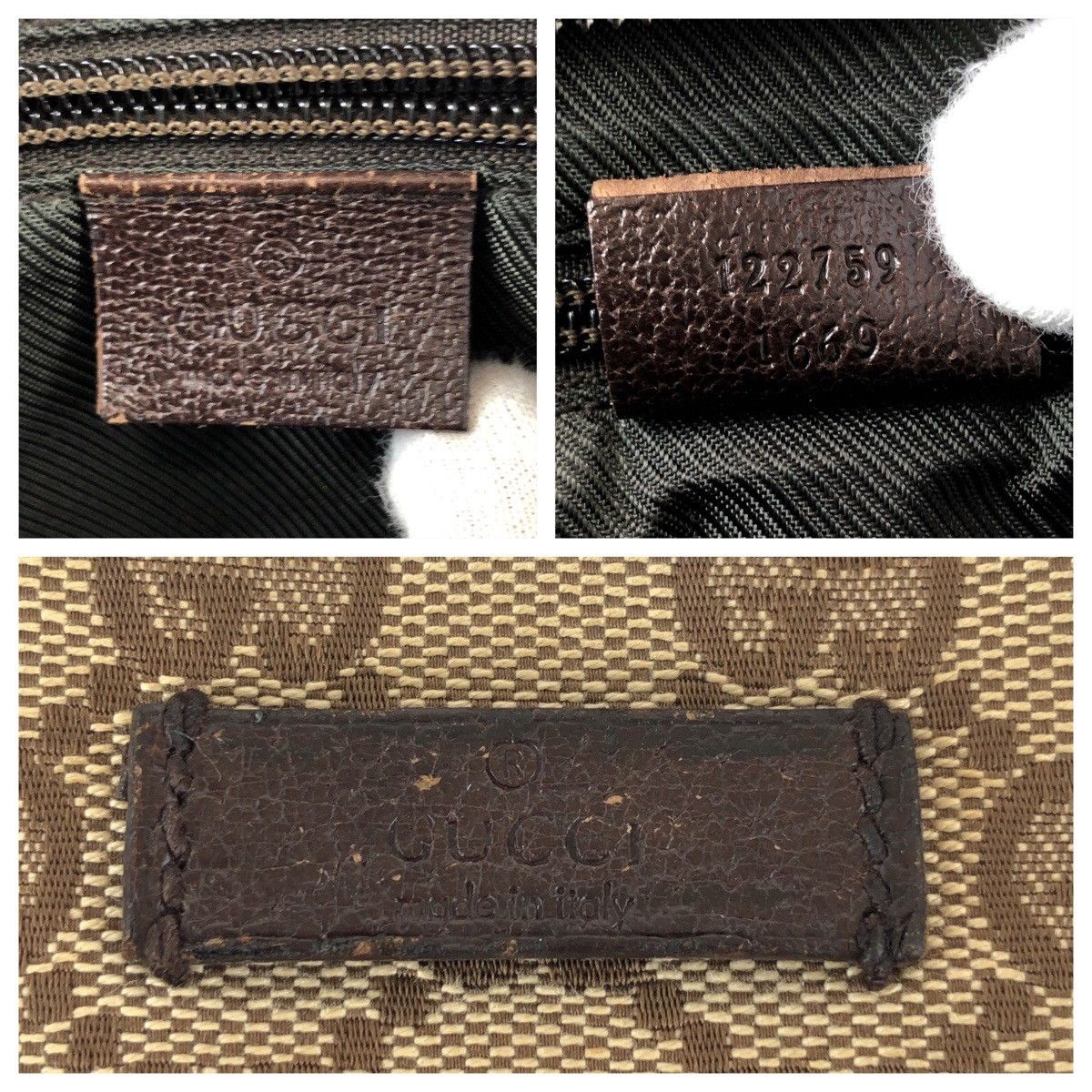 Gucci Gucci Gucci GG Canvas Leather Shoulder Bag Textile Shoulder Bag 122759 DUTY FREE for USA Size ONE SIZE - 5 Thumbnail