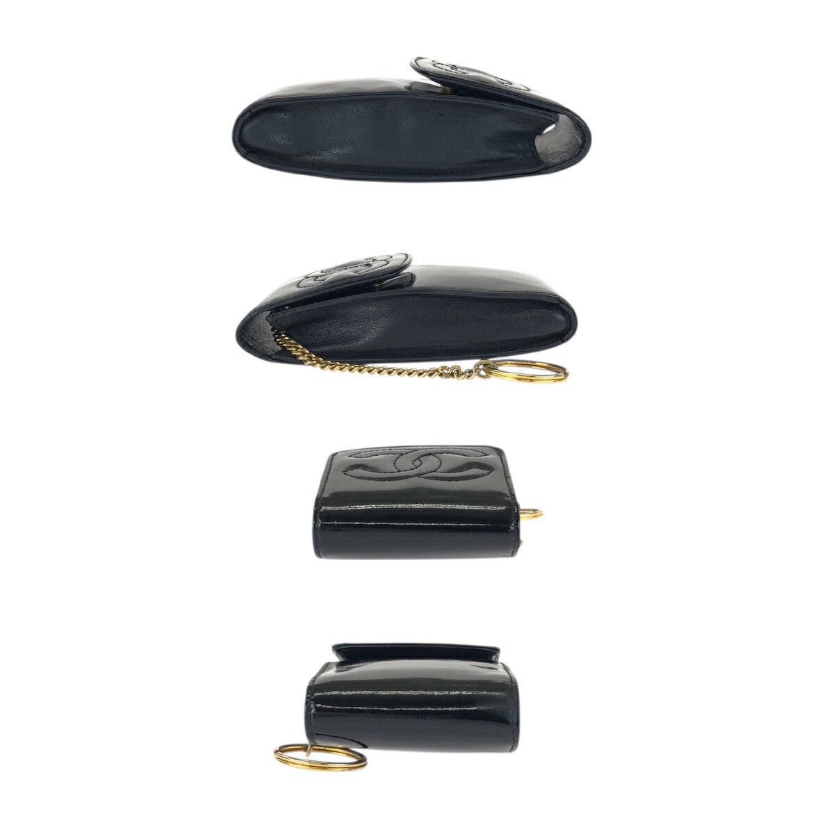 Chanel Chanel Chanel Coco Mark Enamel Small Case Plastic / Synthetic Other DUTY FREE for USA Size ONE SIZE - 10 Thumbnail
