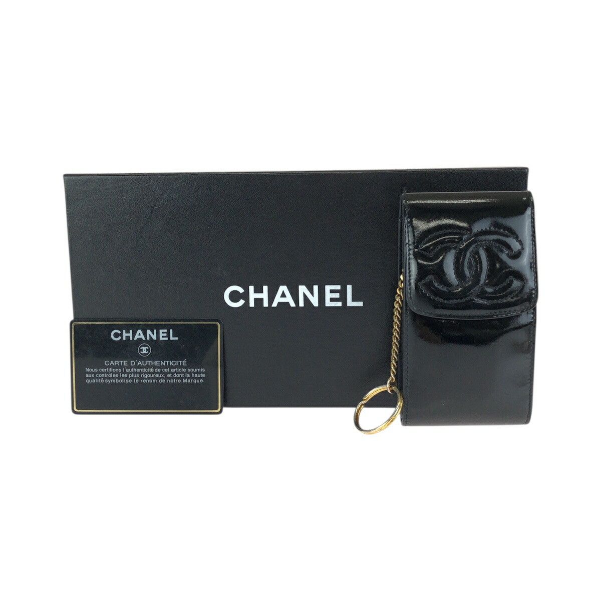 Chanel Chanel Chanel Coco Mark Enamel Small Case Plastic / Synthetic Other DUTY FREE for USA Size ONE SIZE - 8 Thumbnail