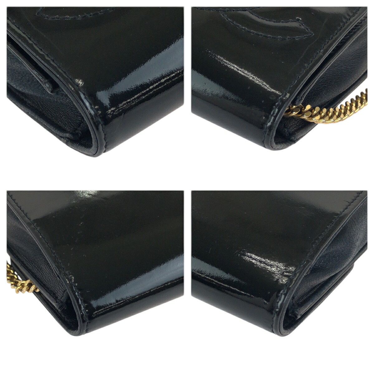 Chanel Chanel Chanel Coco Mark Enamel Small Case Plastic / Synthetic Other DUTY FREE for USA Size ONE SIZE - 4 Thumbnail