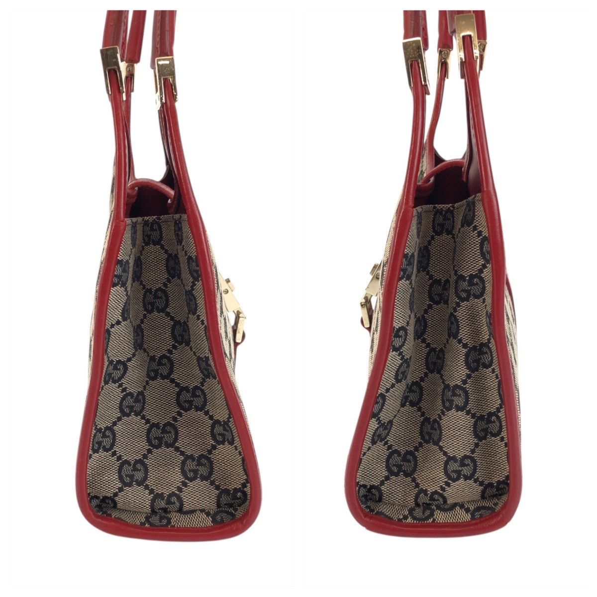 Gucci Gucci Gucci Jackie GG Canvas 2way Bag Textile Handbag 0021068 DUTY FREE for USA Size ONE SIZE - 7 Thumbnail