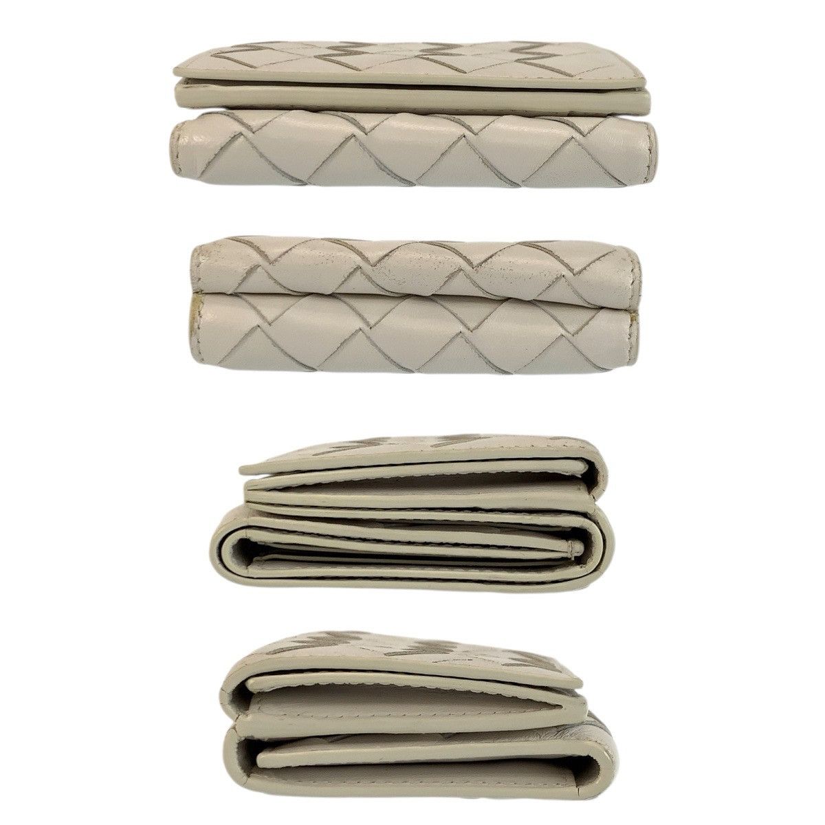Bottega Veneta Bottega Veneta Bottega Veneta Intrecciato Leather Wallet Leather Short Wallet S022234 DUTY FREE for USA Size ONE SIZE - 10 Thumbnail
