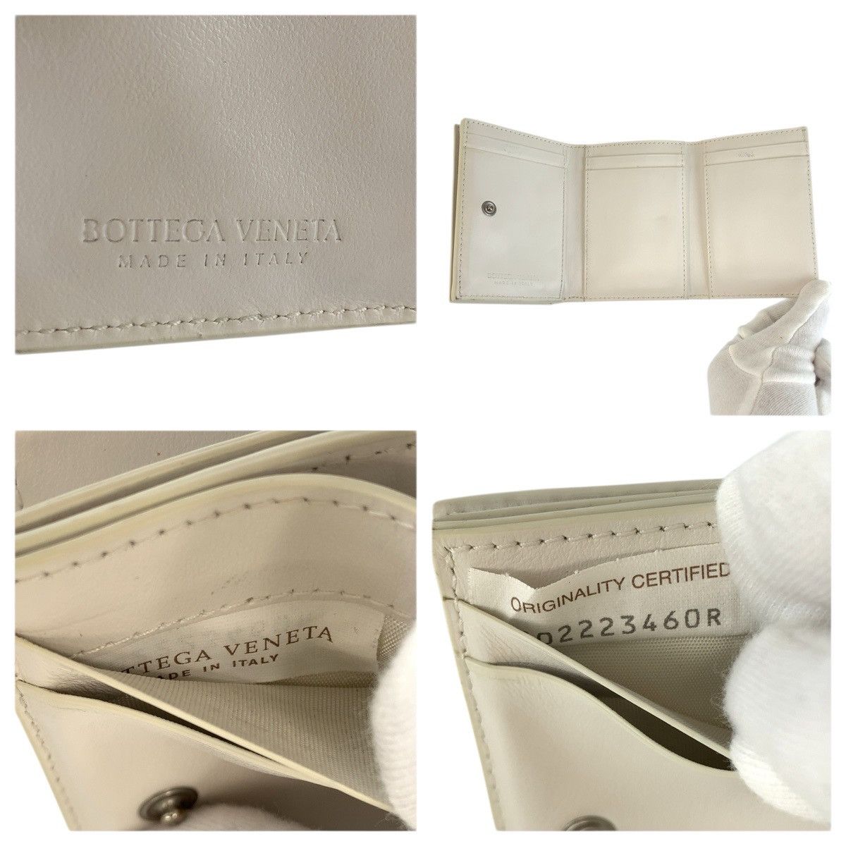 Bottega Veneta Bottega Veneta Bottega Veneta Intrecciato Leather Wallet Leather Short Wallet S022234 DUTY FREE for USA Size ONE SIZE - 3 Thumbnail