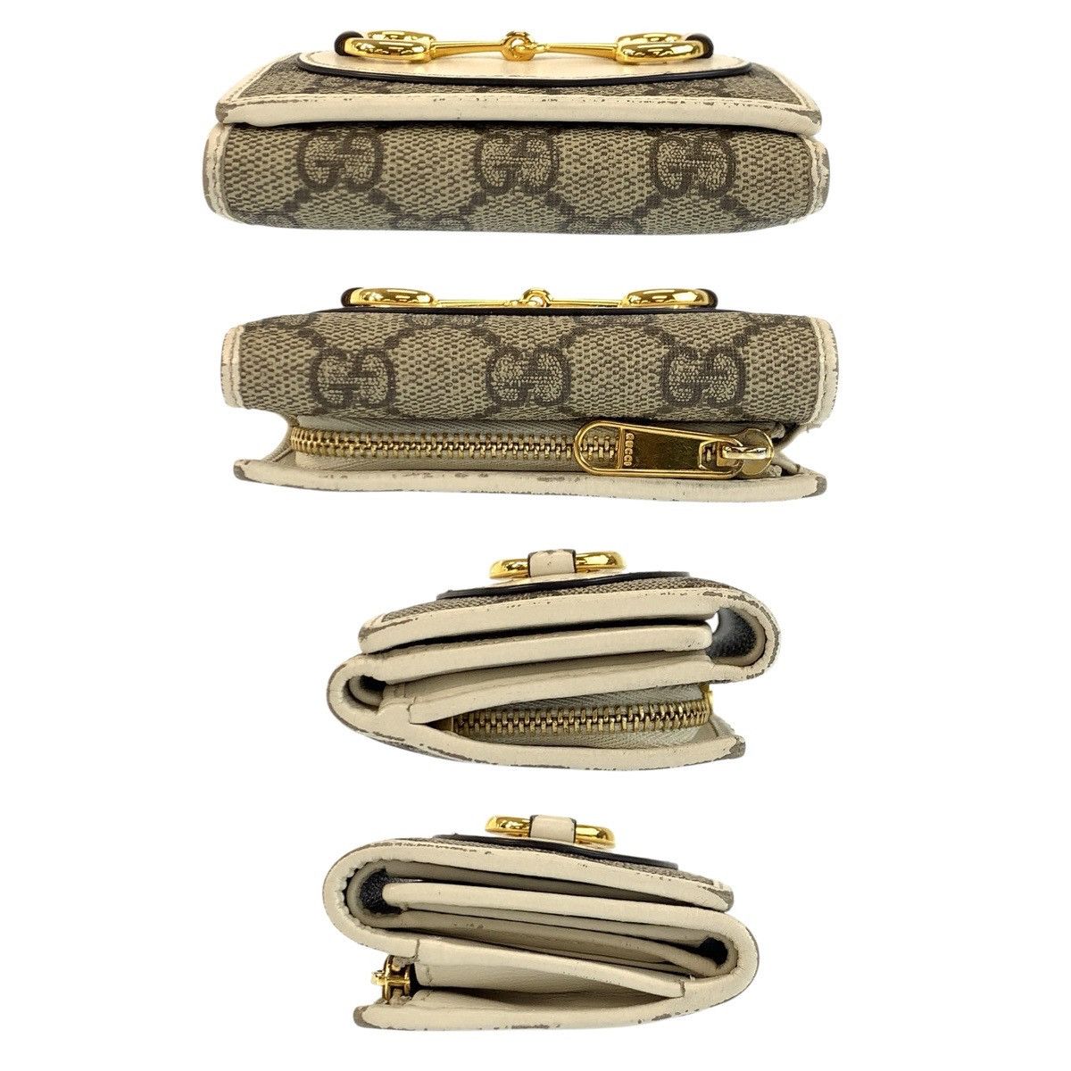 Gucci Gucci Gucci GG Supreme Horsebit Canvas Wallet Textile Short Wallet 644462 DUTY FREE for USA Size ONE SIZE - 10 Thumbnail