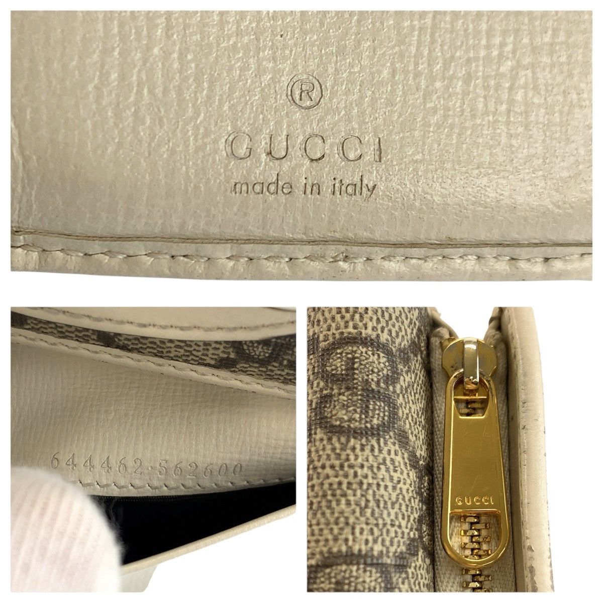 Gucci Gucci Gucci GG Supreme Horsebit Canvas Wallet Textile Short Wallet 644462 DUTY FREE for USA Size ONE SIZE - 3 Thumbnail