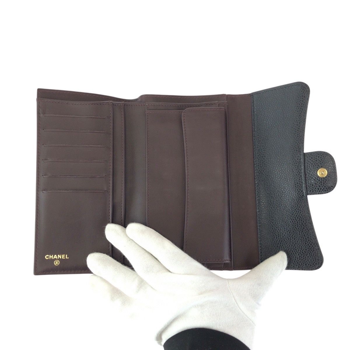 Chanel Chanel Chanel Matelasse Caviar Long Wallet Leather Long Wallet DUTY FREE for USA Size ONE SIZE - 6 Thumbnail