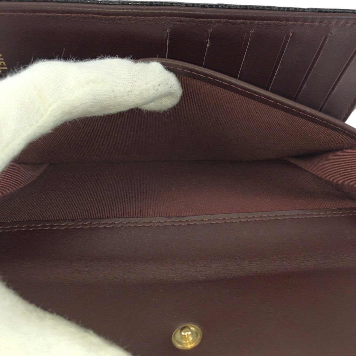 Chanel Chanel Chanel Matelasse Caviar Long Wallet Leather Long Wallet DUTY FREE for USA Size ONE SIZE - 8 Thumbnail