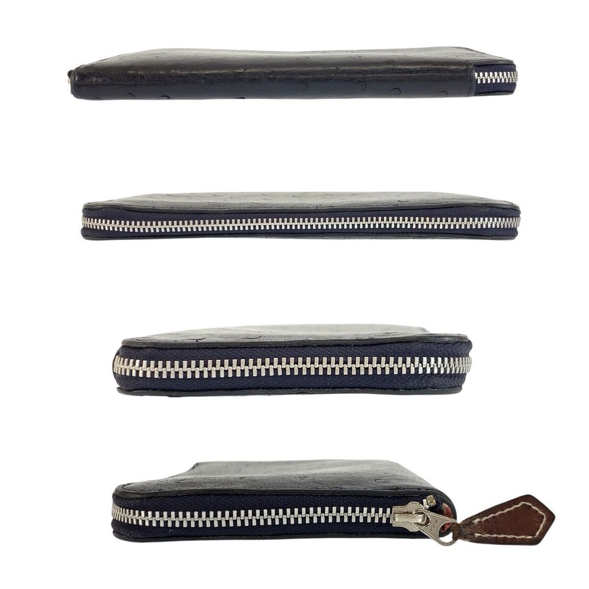 Hermes Hermes Hermes Azap Long SilkIn Ostrich Long Wallet Leather Long Wallet X DUTY FREE for USA Size ONE SIZE - 9 Thumbnail
