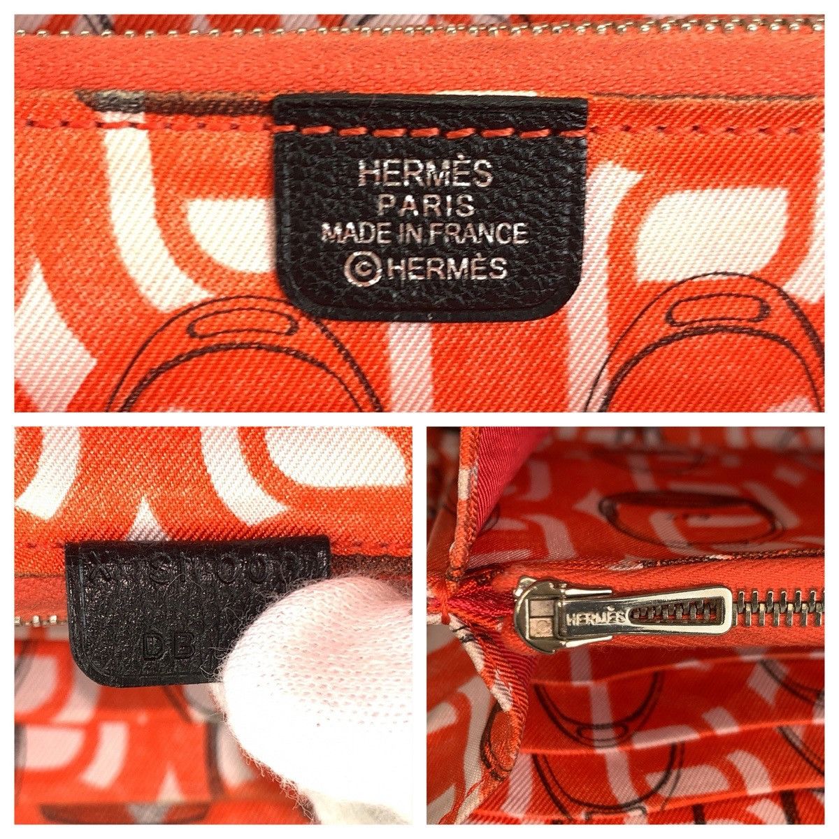 Hermes Hermes Hermes Azap Long SilkIn Ostrich Long Wallet Leather Long Wallet X DUTY FREE for USA Size ONE SIZE - 3 Thumbnail
