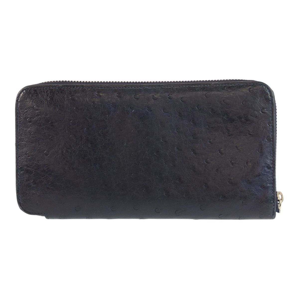 Hermes Hermes Hermes Azap Long SilkIn Ostrich Long Wallet Leather Long Wallet X DUTY FREE for USA Size ONE SIZE - 2 Thumbnail
