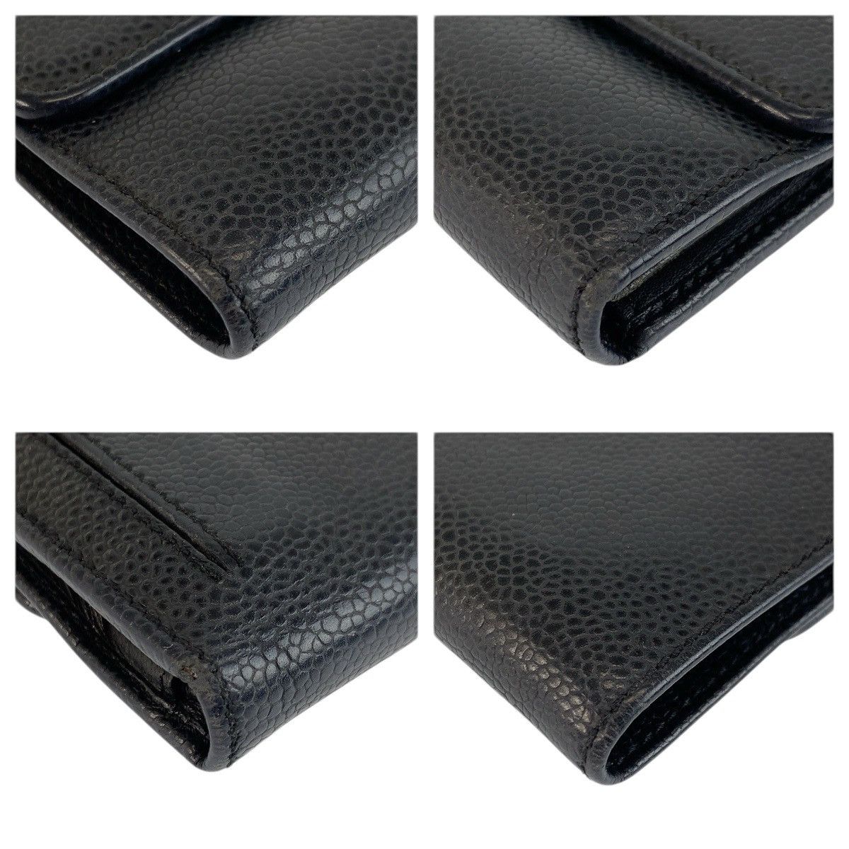 Chanel Chanel Chanel Coco Mark Leather Wallet Leather Short Wallet DUTY FREE for USA Size ONE SIZE - 7 Thumbnail