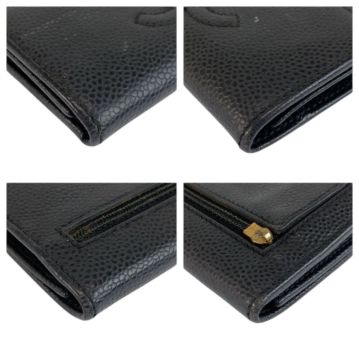 Chanel Chanel Chanel Coco Mark Leather Wallet Leather Short Wallet DUTY FREE for USA Size ONE SIZE - 8 Thumbnail