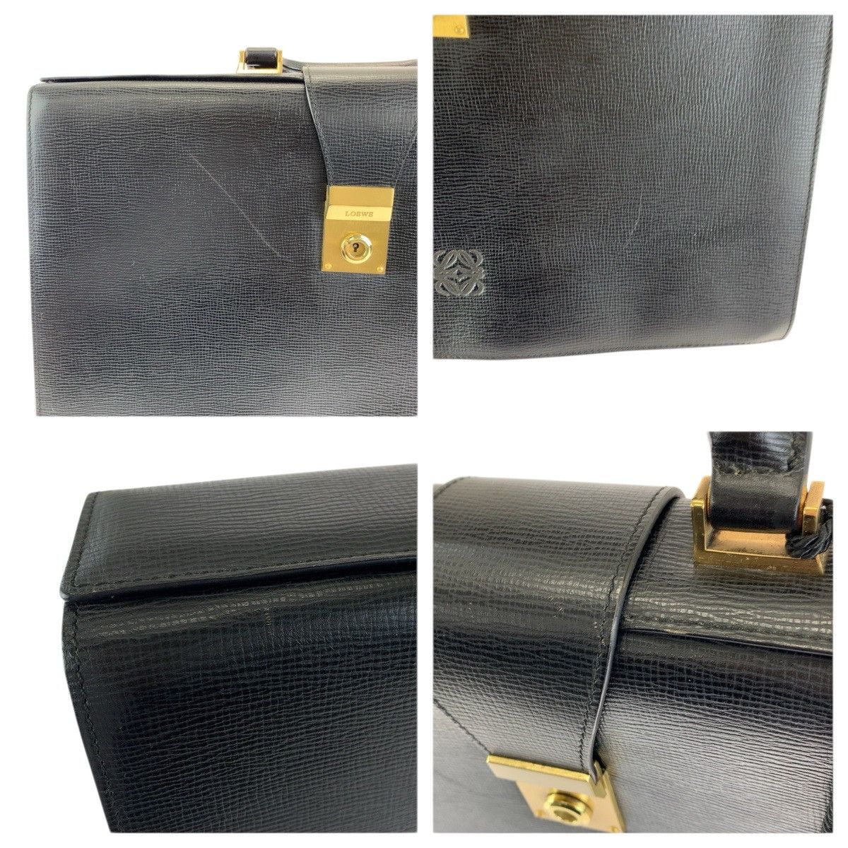 Loewe Loewe Loewe Leather Briefcase Leather Business Bag DUTY FREE for USA Size ONE SIZE - 5 Thumbnail