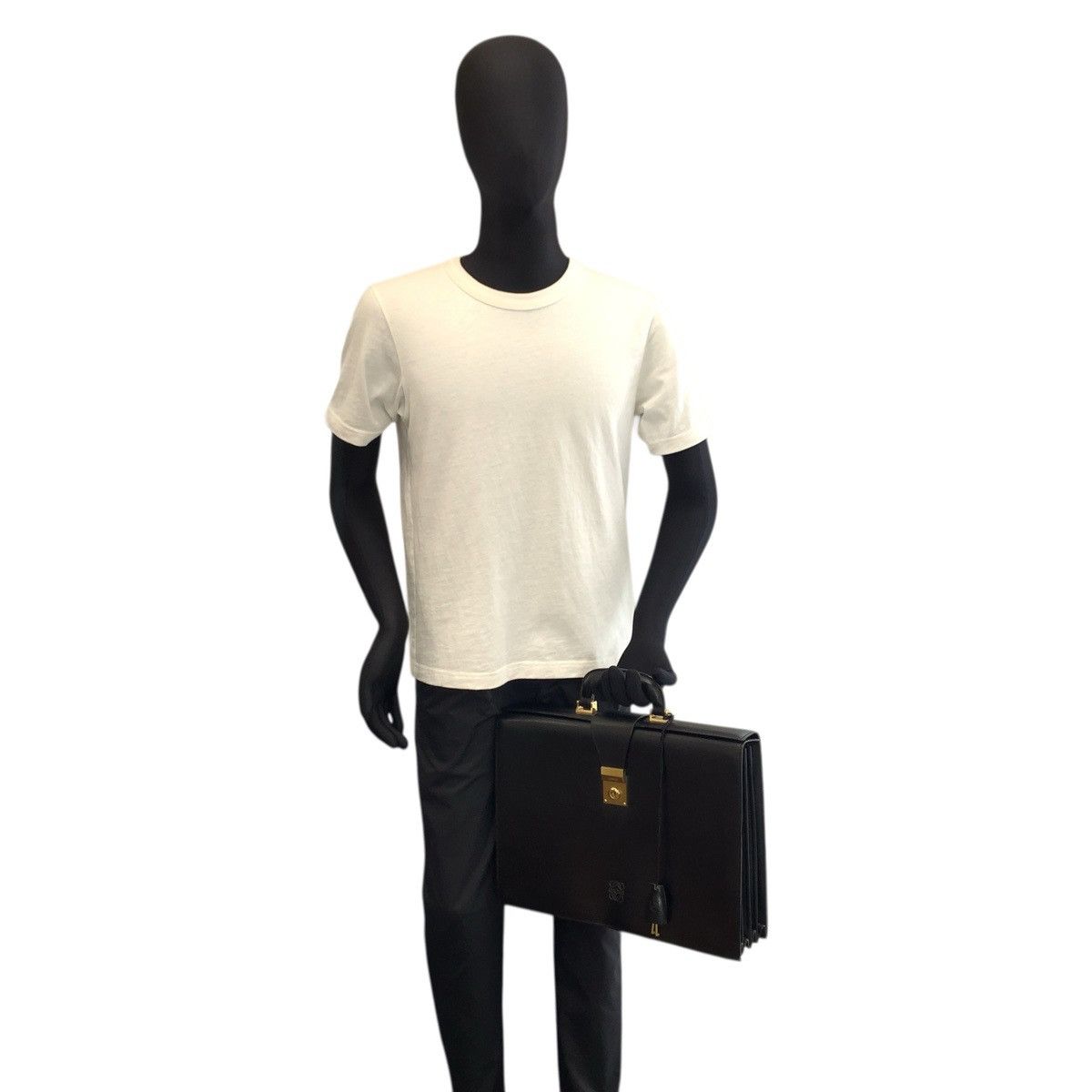 Loewe Loewe Loewe Leather Briefcase Leather Business Bag DUTY FREE for USA Size ONE SIZE - 6 Thumbnail