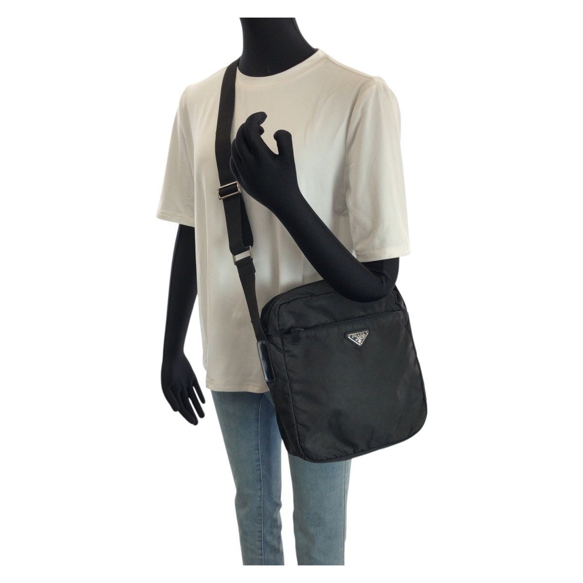 Prada Prada Prada Tessuto Nylon Shoulder Bag Textile Shoulder Bag DUTY FREE for USA Size ONE SIZE - 7 Thumbnail