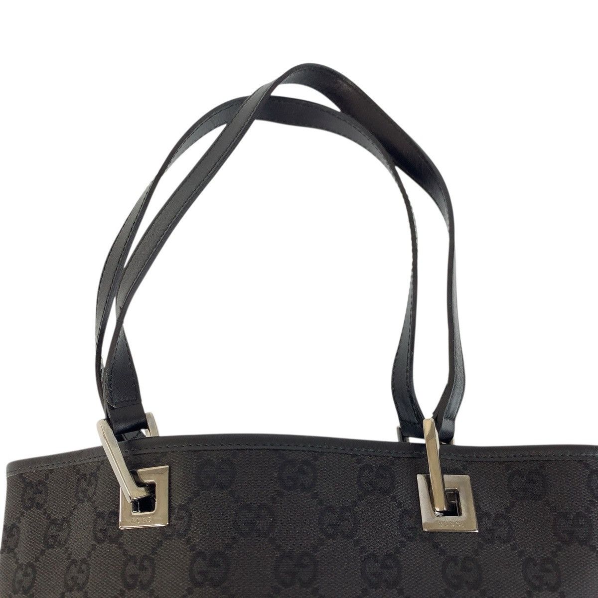 Gucci Gucci Gucci GG Canvas Leather Tote Bag Textile Tote Bag 31244 DUTY FREE for USA Size ONE SIZE - 6 Thumbnail
