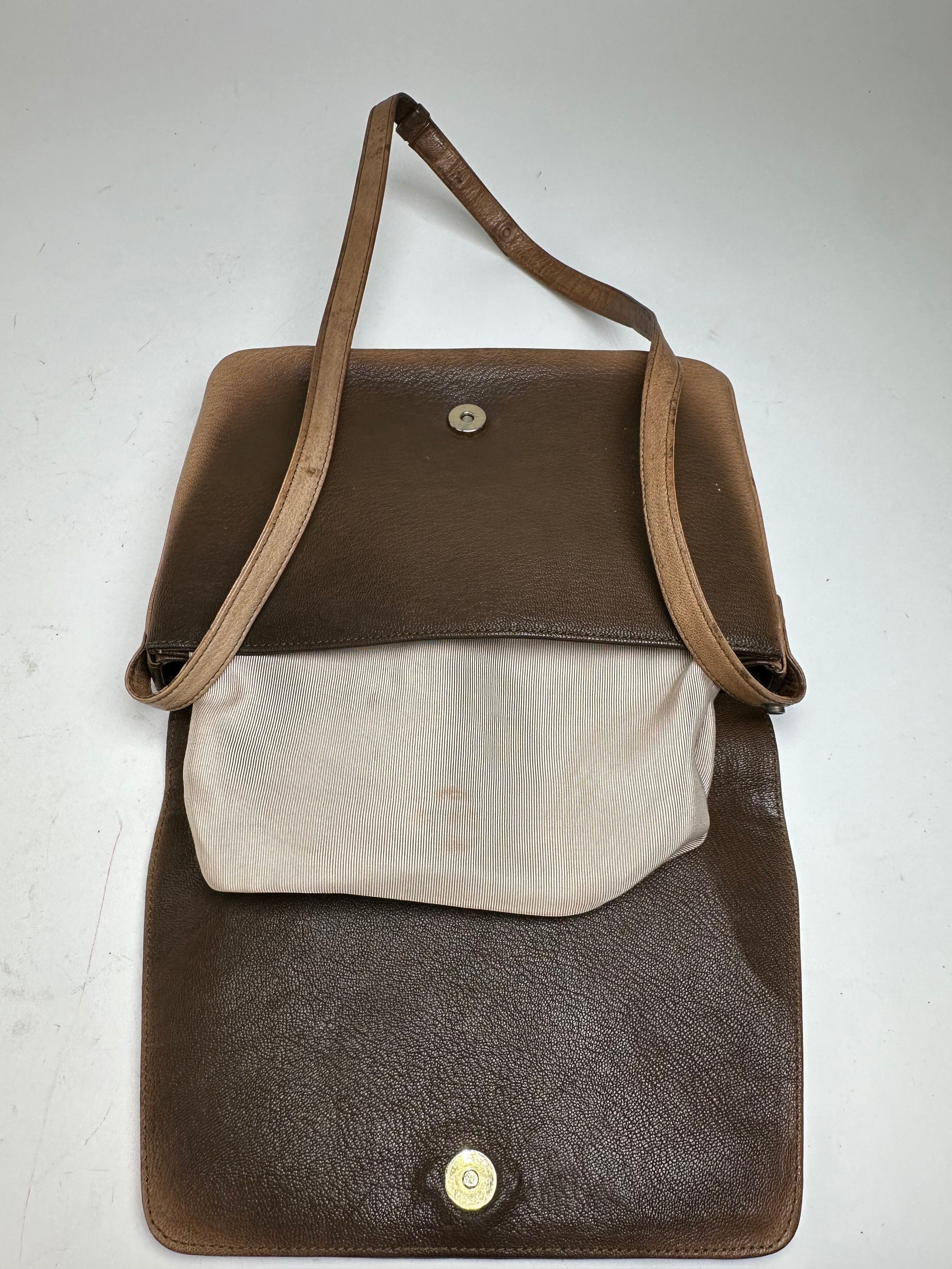 Givenchy Vintage 4G Logo Grained Leather Crossbody Bag Tan Size ONE SIZE - 12 Thumbnail
