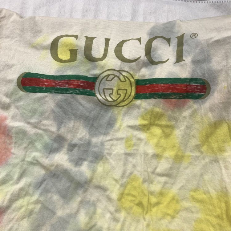 Gucci Gucci Logo Tie-Dye T-Shirt Size S Size US S / EU 44-46 / 1 - 8 Thumbnail