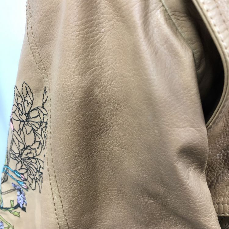 Gucci Gucci Floral Leather Jacket Size 40 Size S / US 4 / IT 40 - 10 Thumbnail