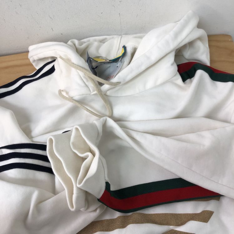Gucci Gucci x Adidas Trefoil Logo Hoodie Size XL Size US XL / EU 56 / 4 - 13 Thumbnail