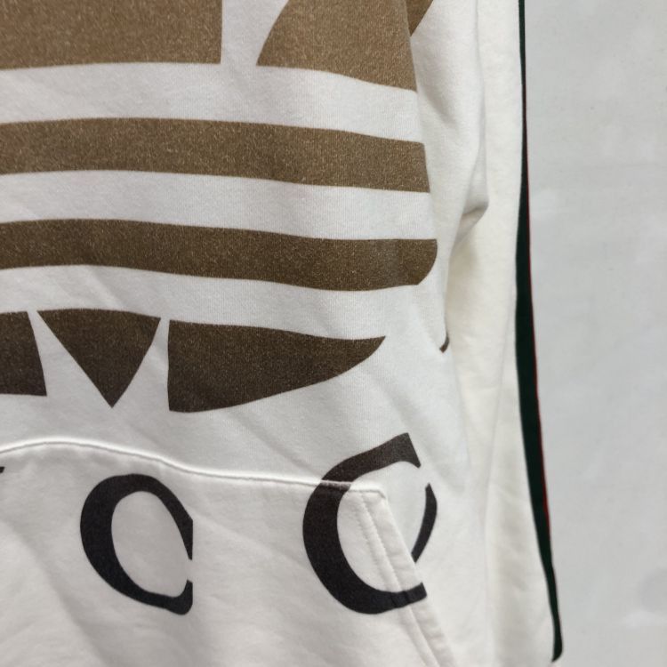 Gucci Gucci x Adidas Trefoil Logo Hoodie Size XL Size US XL / EU 56 / 4 - 7 Thumbnail