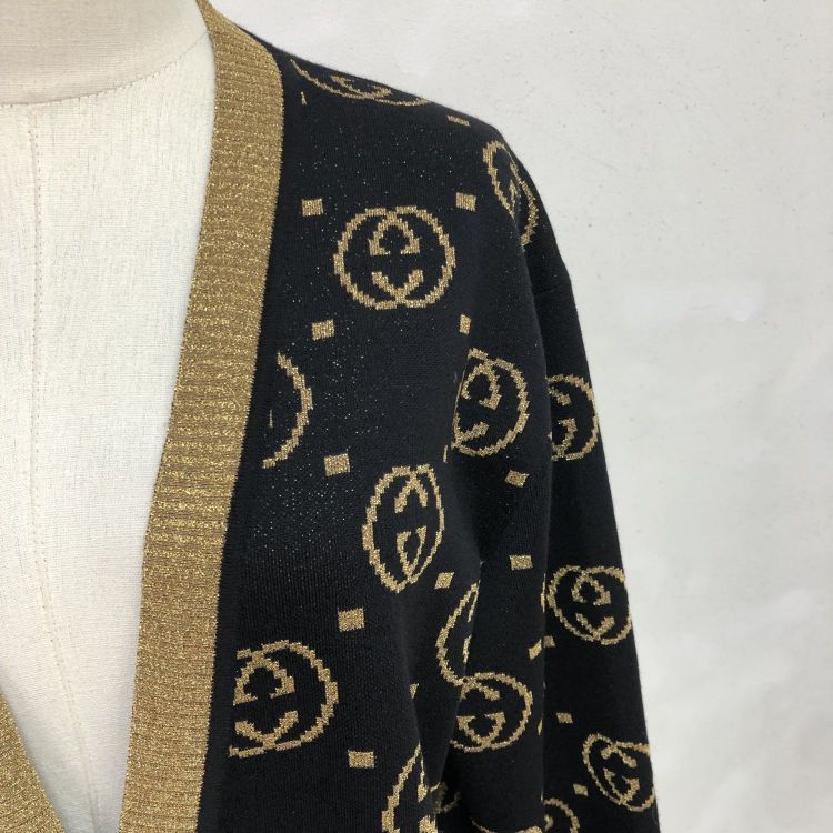 Gucci Gucci Monogram Knit Cardigan Size XS Size XS / US 0-2 / IT 36-38 - 7 Thumbnail