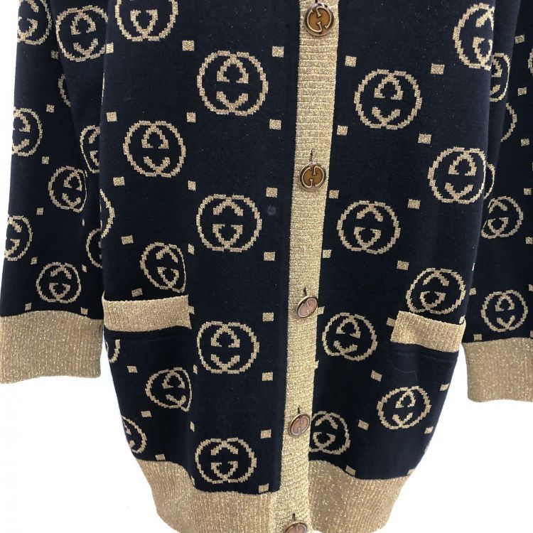 Gucci Gucci Monogram Knit Cardigan Size XS Size XS / US 0-2 / IT 36-38 - 9 Thumbnail