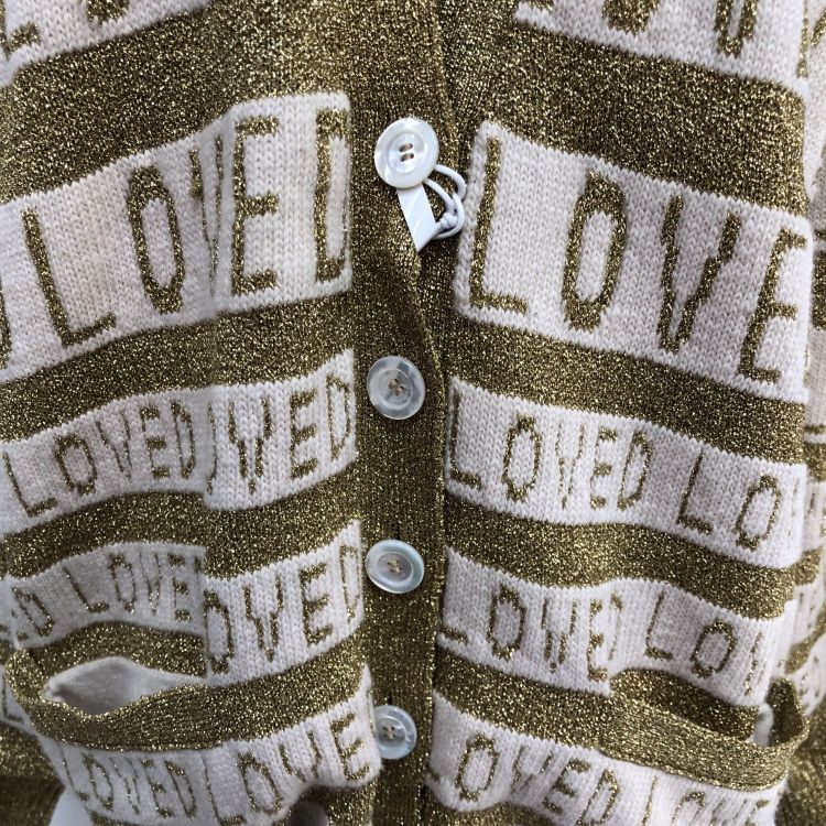 Gucci Gucci Gold Metallic Loved Cardigan Size M Size M / US 6-8 / IT 42-44 - 7 Thumbnail