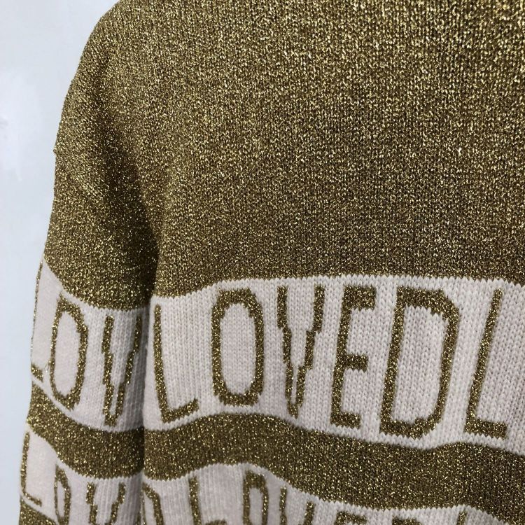 Gucci Gucci Gold Metallic Loved Cardigan Size M Size M / US 6-8 / IT 42-44 - 10 Thumbnail