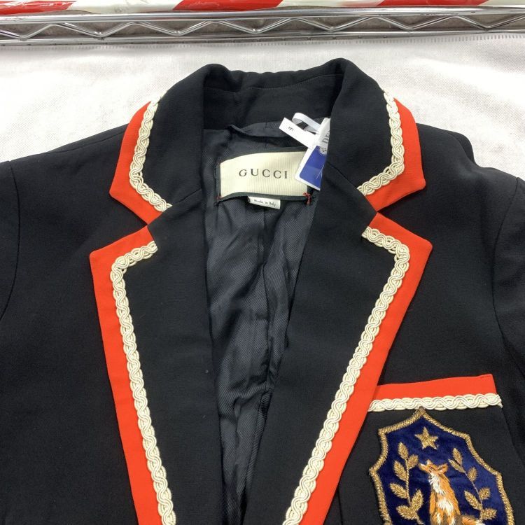 Gucci Gucci Fox Crest Trim Blazer Size 36 Size XS / US 0-2 / IT 36-38 - 9 Thumbnail