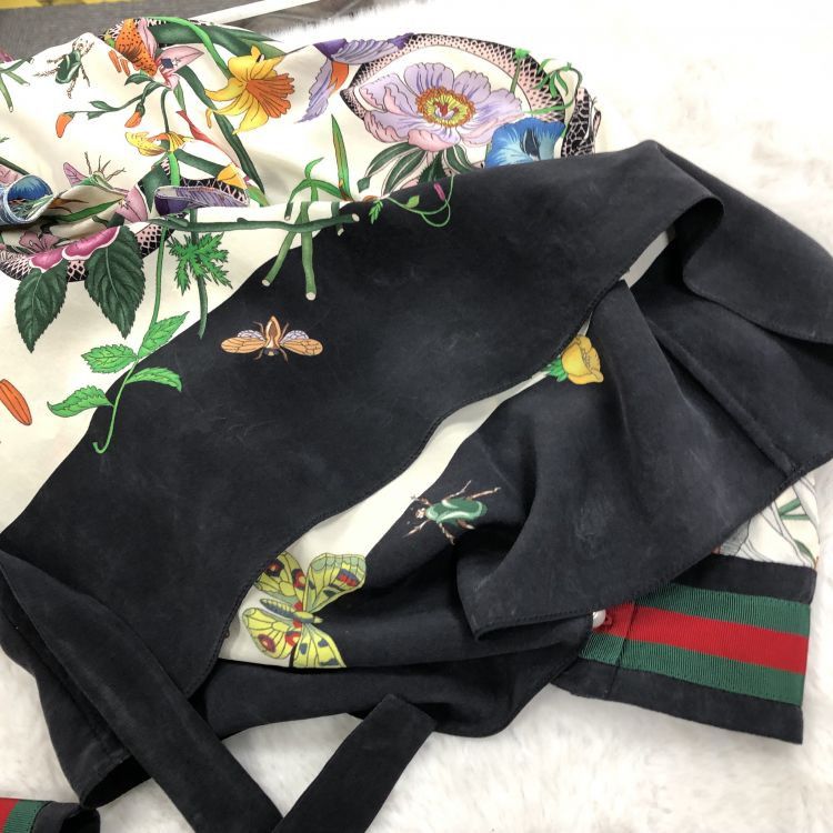 Gucci Gucci Floral Print Mini Dress Size 40 Size S / US 4 / IT 40 - 7 Thumbnail
