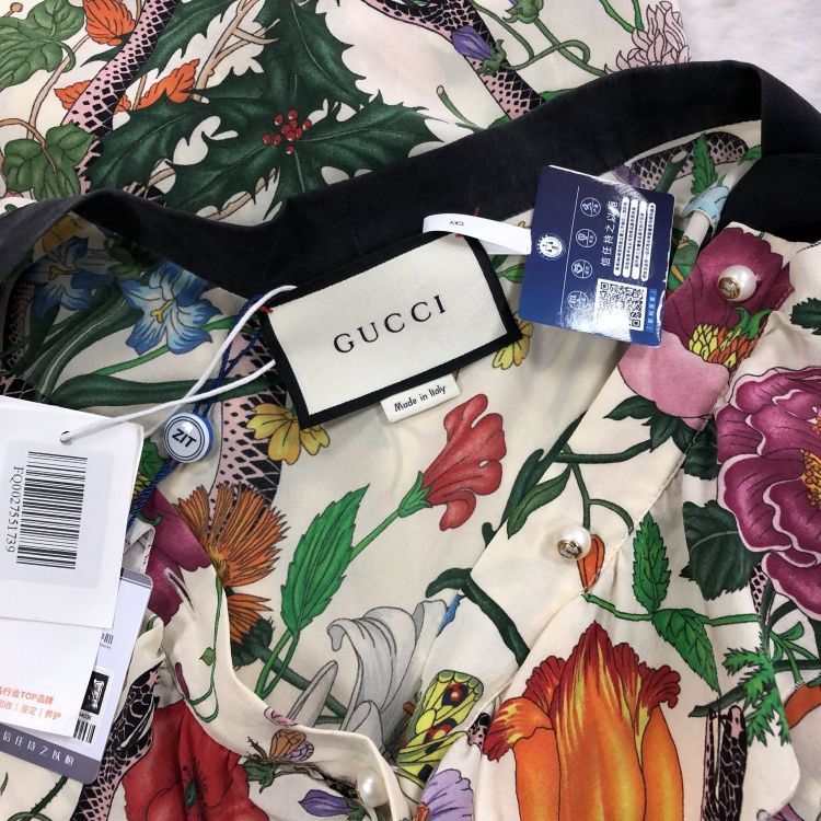 Gucci Gucci Floral Print Mini Dress Size 40 Size S / US 4 / IT 40 - 10 Thumbnail