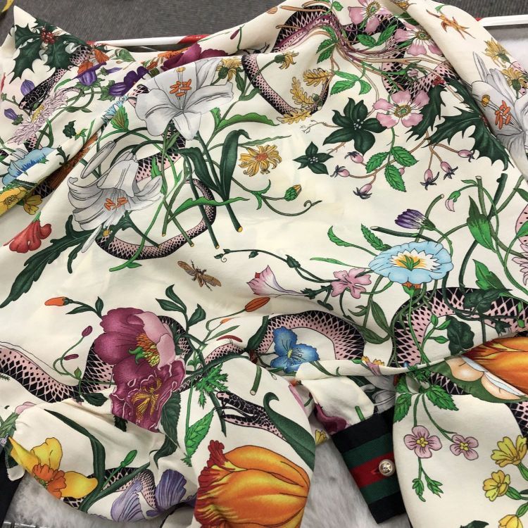 Gucci Gucci Floral Print Mini Dress Size 40 Size S / US 4 / IT 40 - 9 Thumbnail