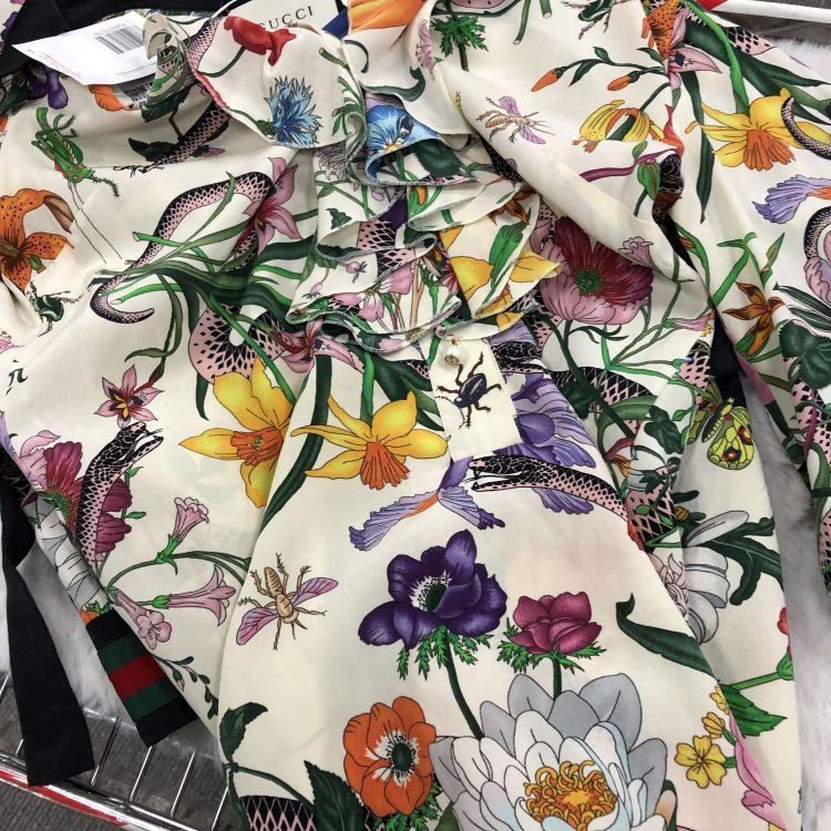 Gucci Gucci Floral Print Mini Dress Size 40 Size S / US 4 / IT 40 - 6 Thumbnail