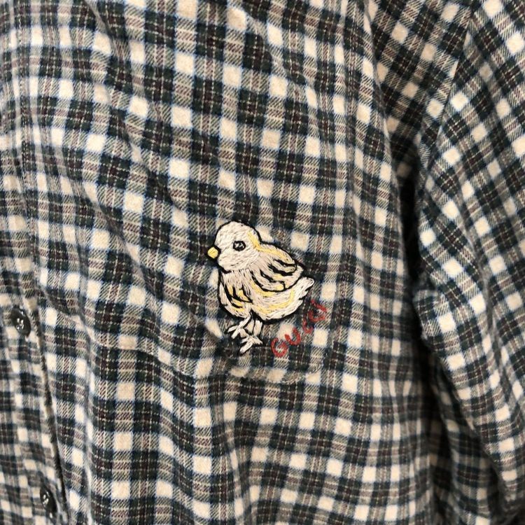 Gucci Gucci Checkered Shirt with Embroidery Size S Size US S / EU 44-46 / 1 - 8 Thumbnail