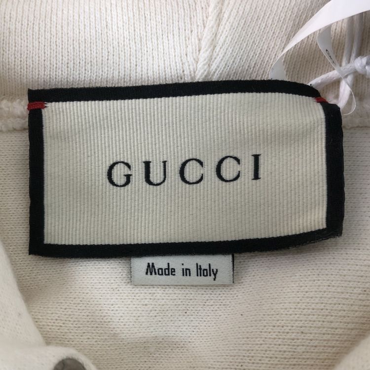 Gucci Gucci Tennis Embroidery Hoodie Beige M Size US M / EU 48-50 / 2 - 3 Thumbnail