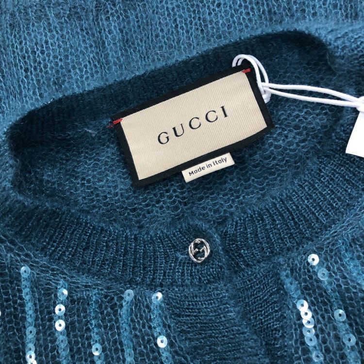 Gucci Gucci Sequin Mohair Cardigan Size M Size M / US 6-8 / IT 42-44 - 6 Thumbnail