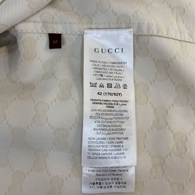 Gucci Gucci GG Monogram Button Up Shirt Set Size 42 Size M / US 6-8 / IT 42-44 - 5 Thumbnail