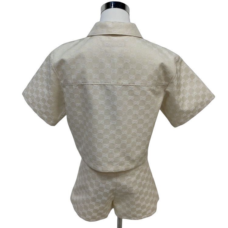 Gucci Gucci GG Monogram Button Up Shirt Set Size 42 Size M / US 6-8 / IT 42-44 - 2 Thumbnail