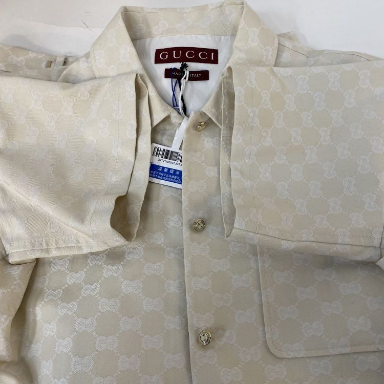 Gucci Gucci GG Monogram Button Up Shirt Set Size 42 Size M / US 6-8 / IT 42-44 - 10 Thumbnail