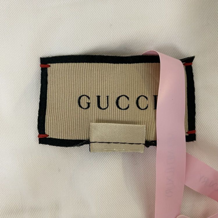 Gucci Gucci White Cotton Zip-Front Midi Dress Size 42 Size M / US 6-8 / IT 42-44 - 3 Thumbnail