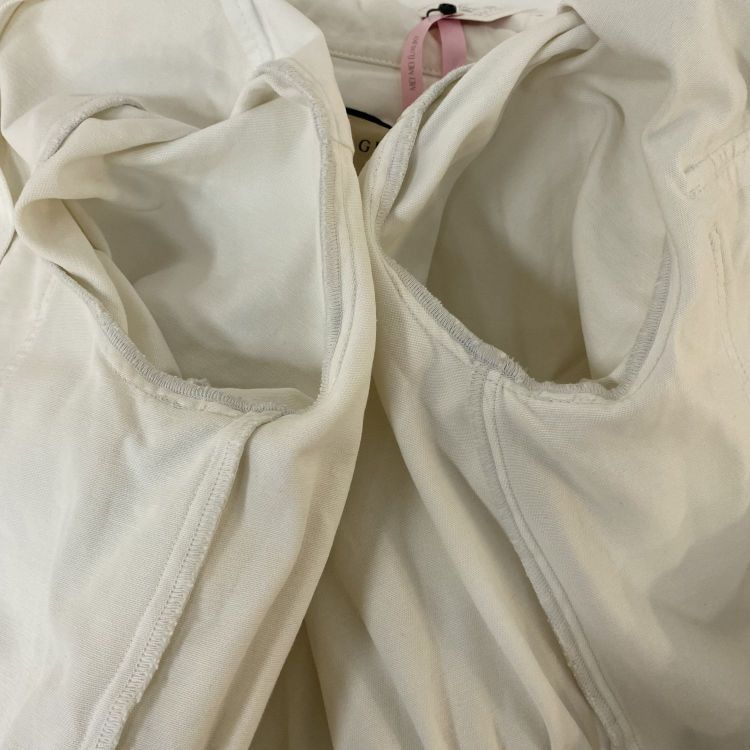 Gucci Gucci White Cotton Zip-Front Midi Dress Size 42 Size M / US 6-8 / IT 42-44 - 10 Thumbnail