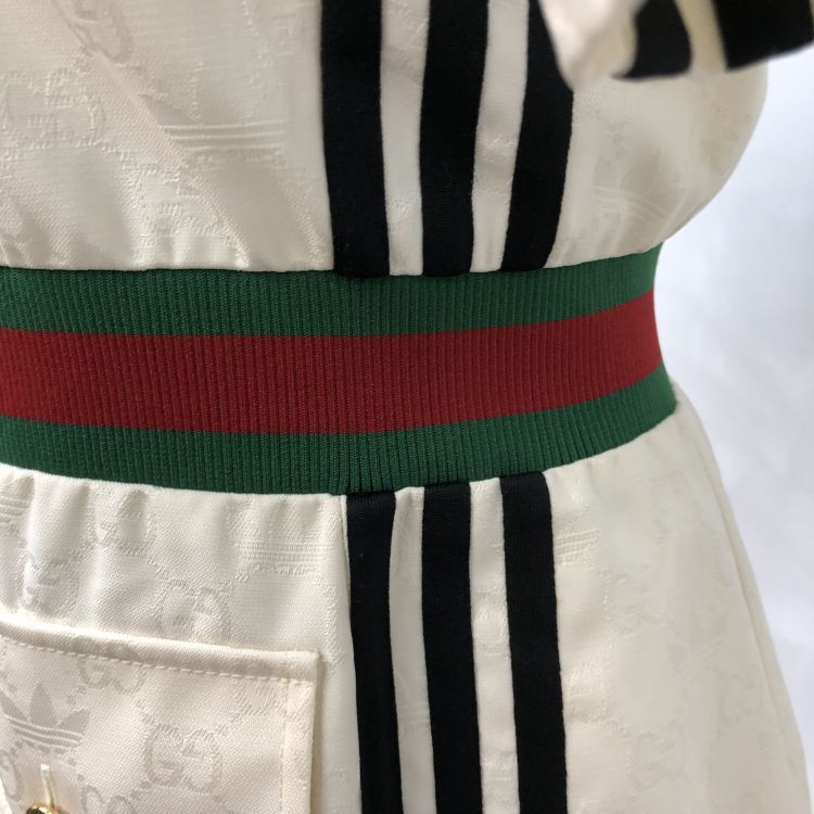 Gucci Gucci x Adidas Monogram Jumpsuit Size 36 Size 25" / US 0 / IT 36 - 9 Thumbnail