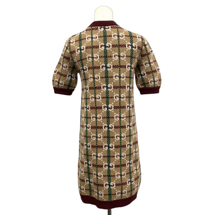 Gucci Gucci GG Pattern Knit Dress Size XS Size XS / US 0-2 / IT 36-38 - 2 Thumbnail