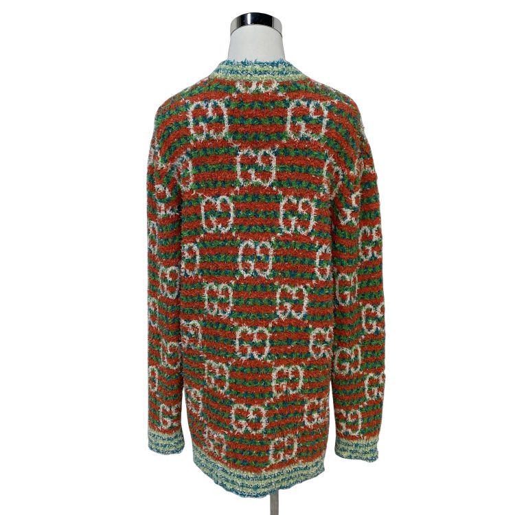 Gucci Gucci GG Logo Multi-Color Cardigan Size M Size US M / EU 48-50 / 2 - 2 Thumbnail