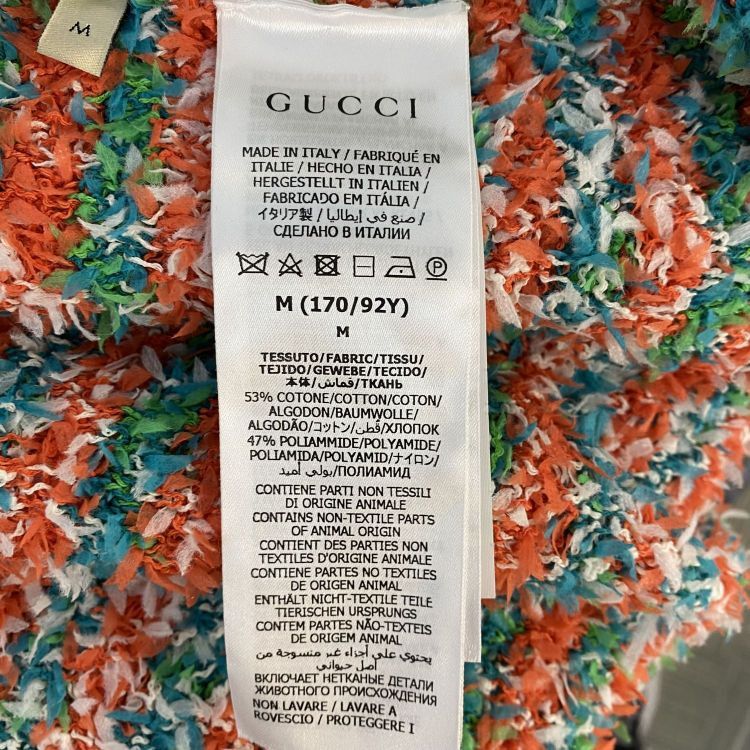 Gucci Gucci GG Logo Multi-Color Cardigan Size M Size US M / EU 48-50 / 2 - 5 Thumbnail