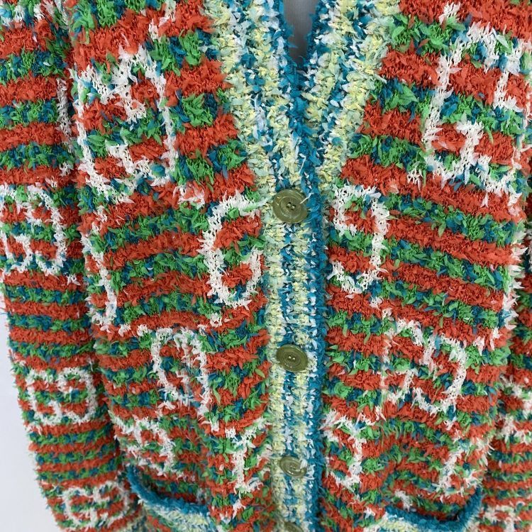 Gucci Gucci GG Logo Multi-Color Cardigan Size M Size US M / EU 48-50 / 2 - 6 Thumbnail
