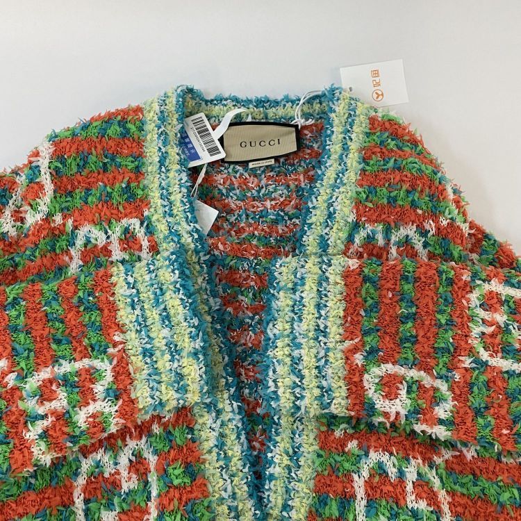 Gucci Gucci GG Logo Multi-Color Cardigan Size M Size US M / EU 48-50 / 2 - 10 Thumbnail