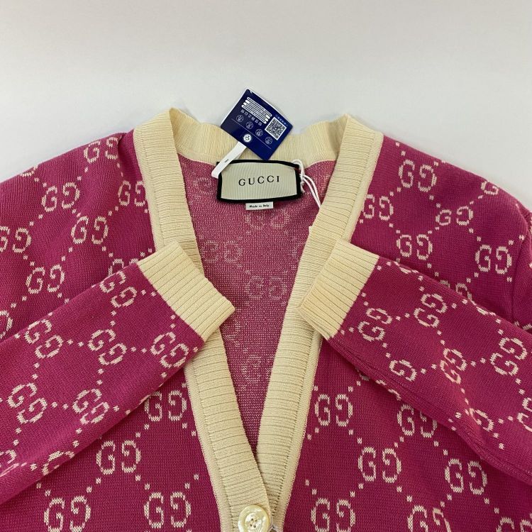 Gucci Gucci GG Monogram Cardigan Size XS Size XS / US 0-2 / IT 36-38 - 10 Thumbnail