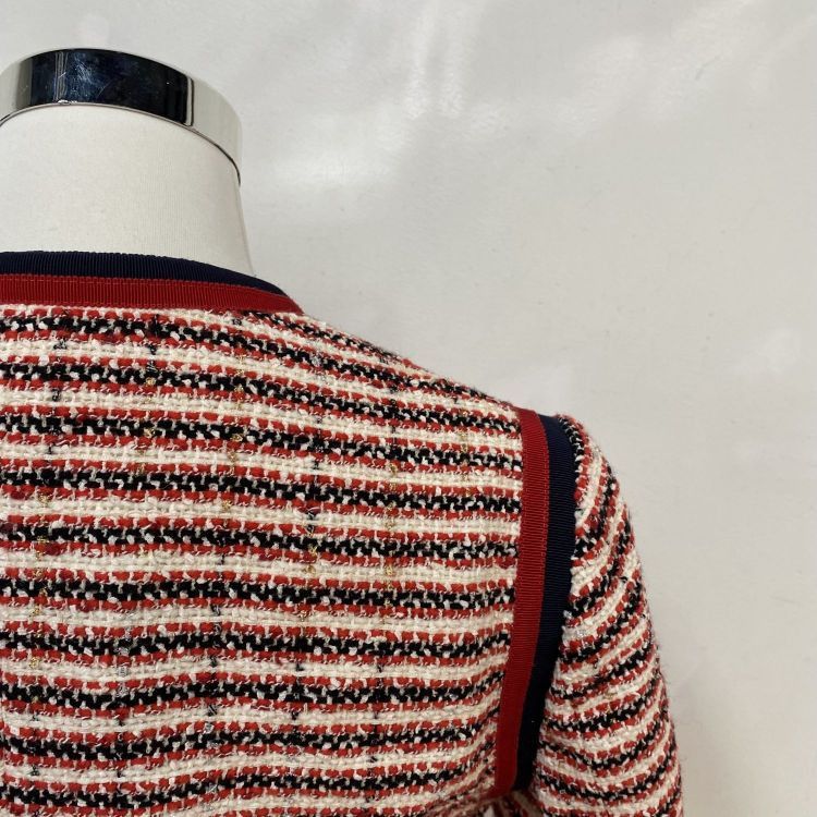 Gucci Gucci Striped Tweed Jacket Size 40 Size S / US 4 / IT 40 - 10 Thumbnail